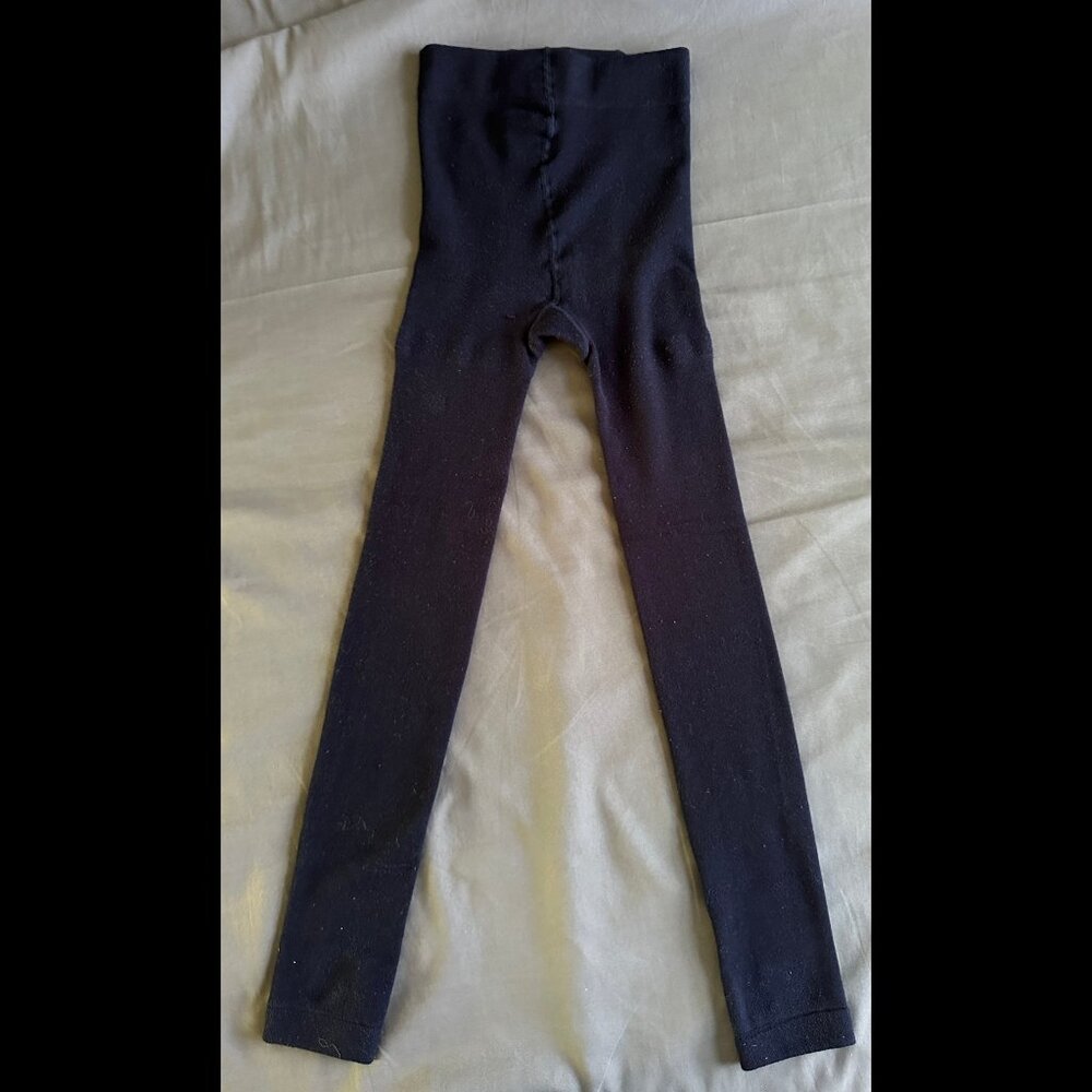 Navy Blue Fleece Lined Leggings